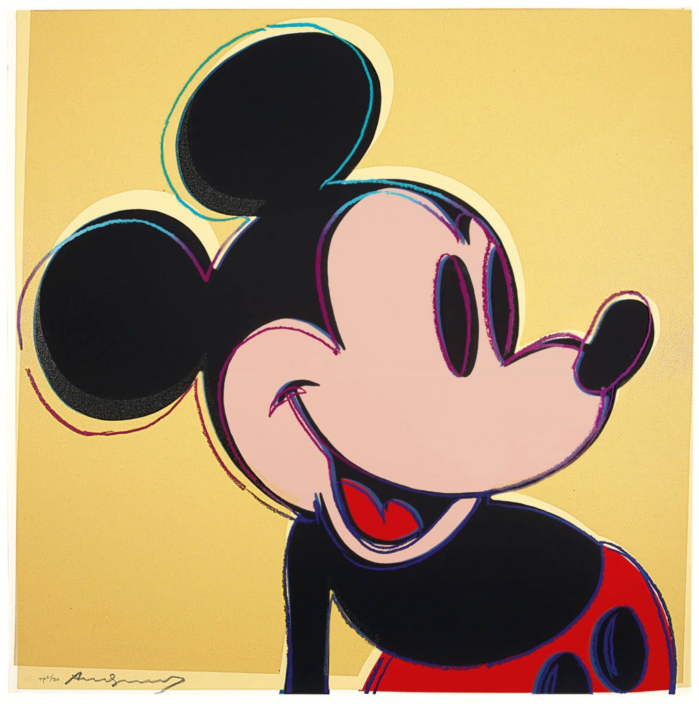 Obra de Andy Warhol, Mickey Mouse