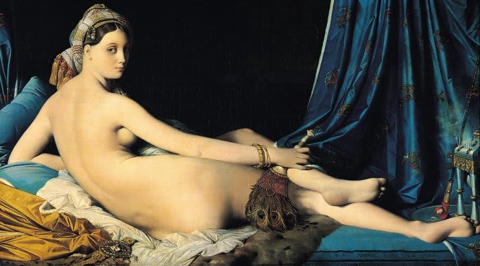 La Gran Odalisca. Jean-Auguste-Dominique Ingres. 1814