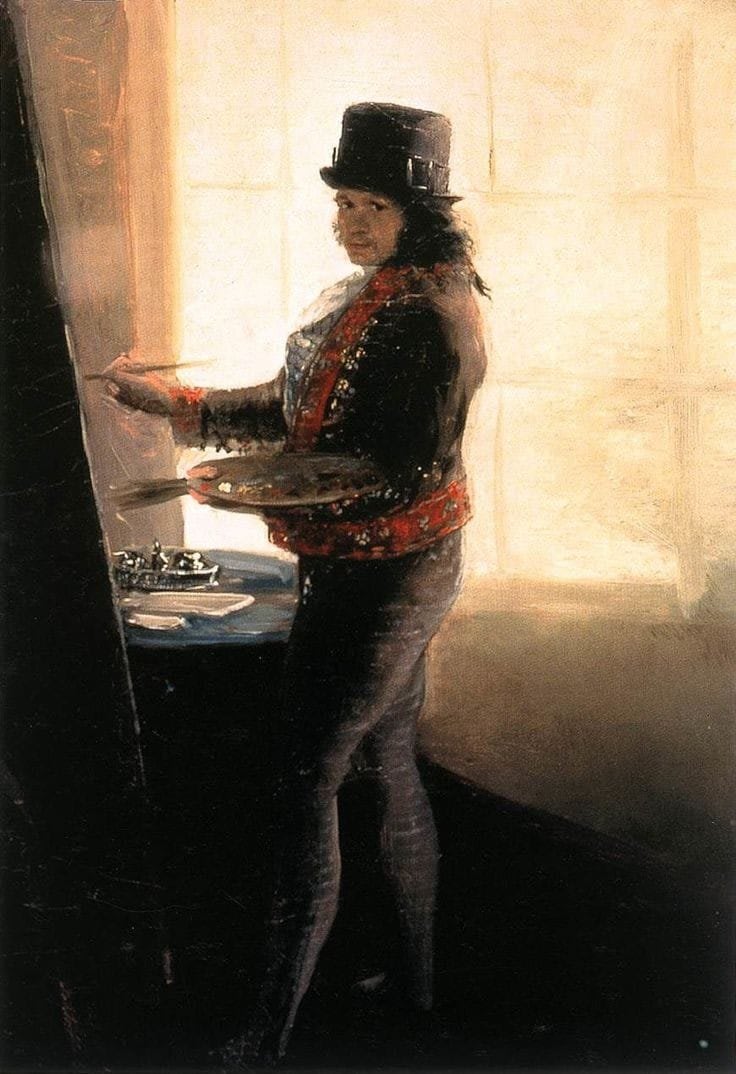 L'autoportrait de Goya