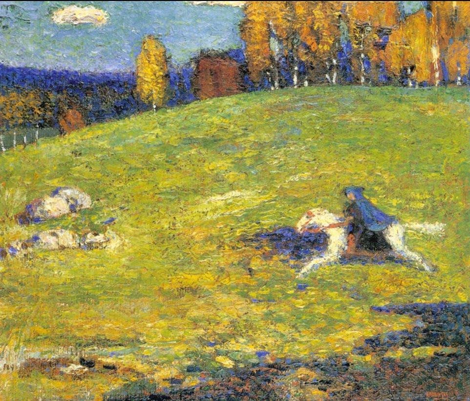 El Jinete Azul. Wassily Kandinsky. 1903