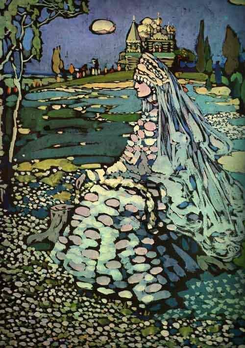 Wassily Kandinsky - Belleza Rusa en un Paisaje