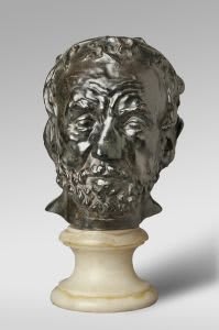Auguste Rodin - Máscara del Hombre con la Nariz Rota