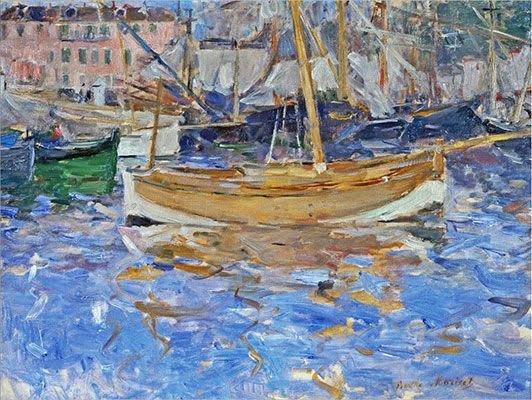 Le Port de Nice, par Berthe Morisot