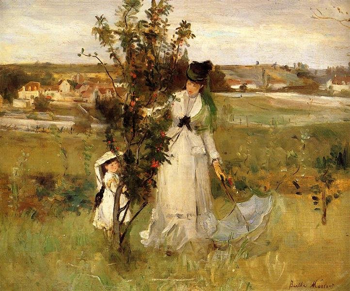 Le Jeu de cache-cache, par Berthe Morisot