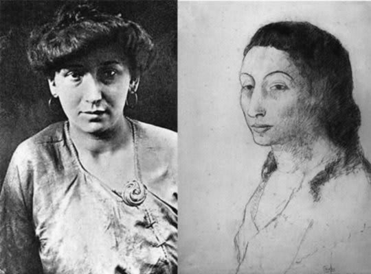 Retrato de Fernande Olivier - Biografía de Pablo Picasso