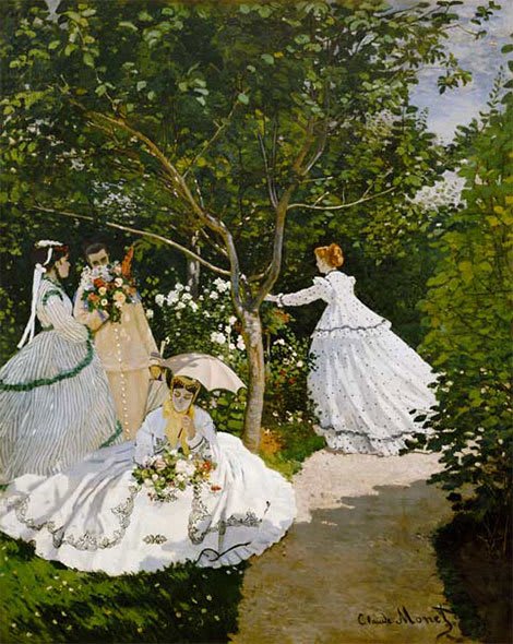 Mujeres en el Jardín - Claude Monet