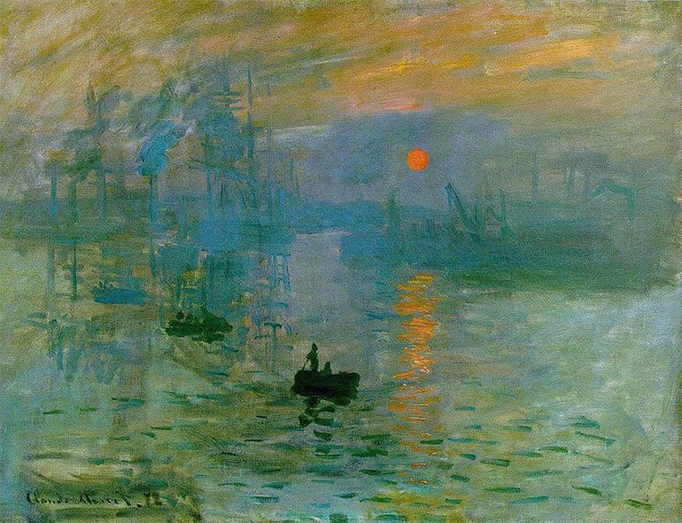 Impresión, amanecer - Claude Monet