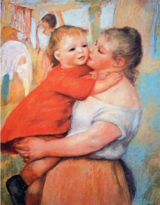 Aline y Pierre. Auguste Renoir. 1887