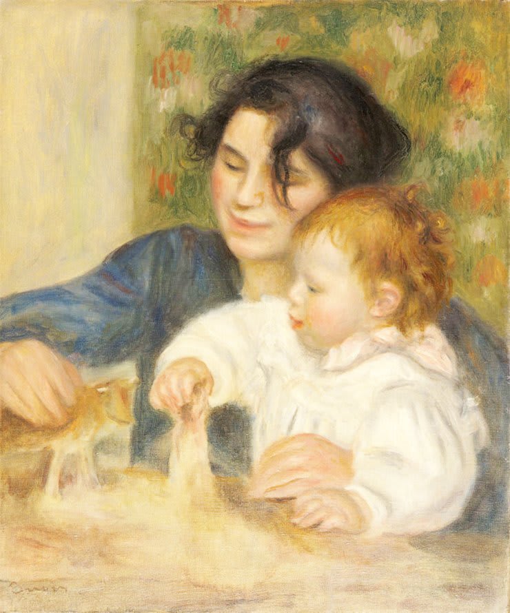 Gabrielle y Jean. Auguste Renoir. 1896