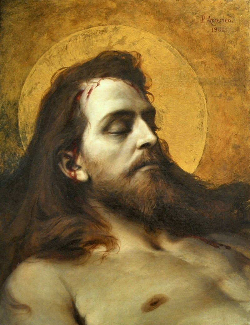 Cristo Morto. Dipinto di Pedro Américo.