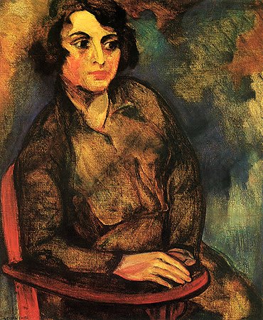 La Estudiante Rusa. Anita Malfatti. 1915