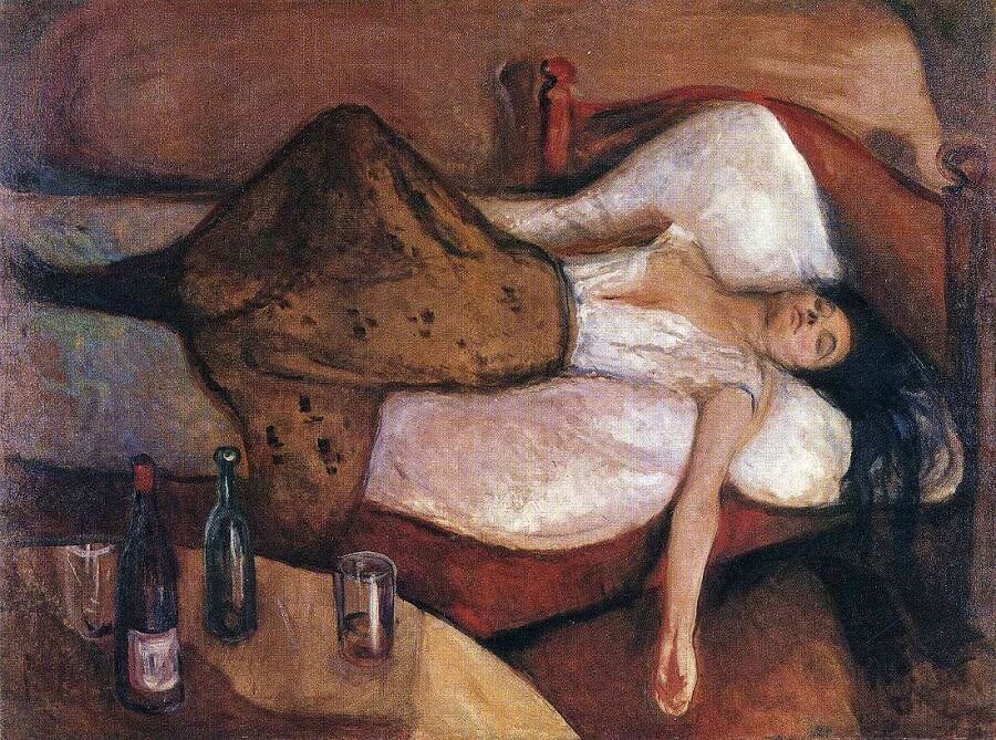 The Day After. Edvard Munch. 1894-95