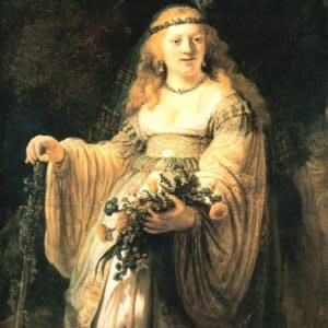 Portrait of Saskia as Flora