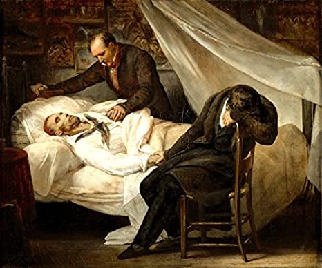 Portrait d'un aliéné, issu de la série fascinante et troublante de Géricault.