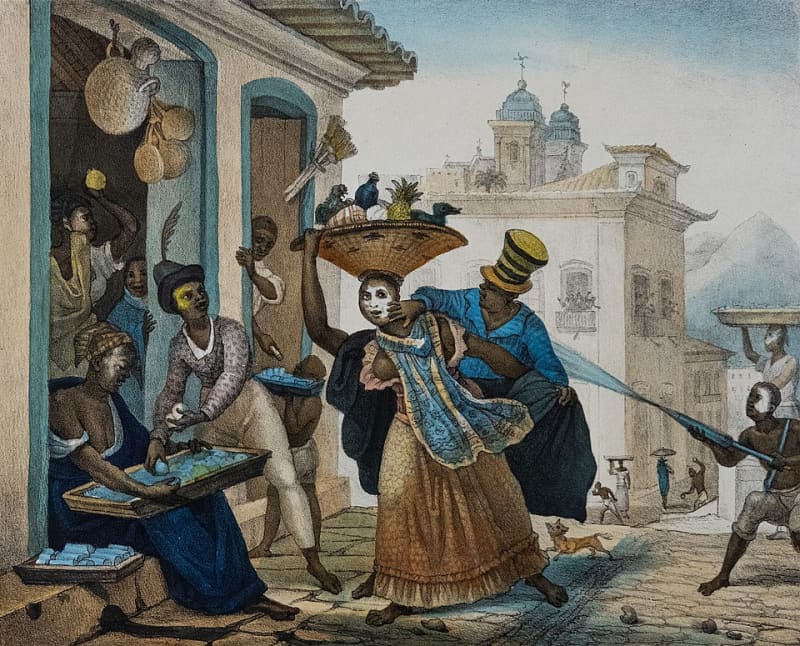 Scene of Carnival. Jean Baptiste Debret