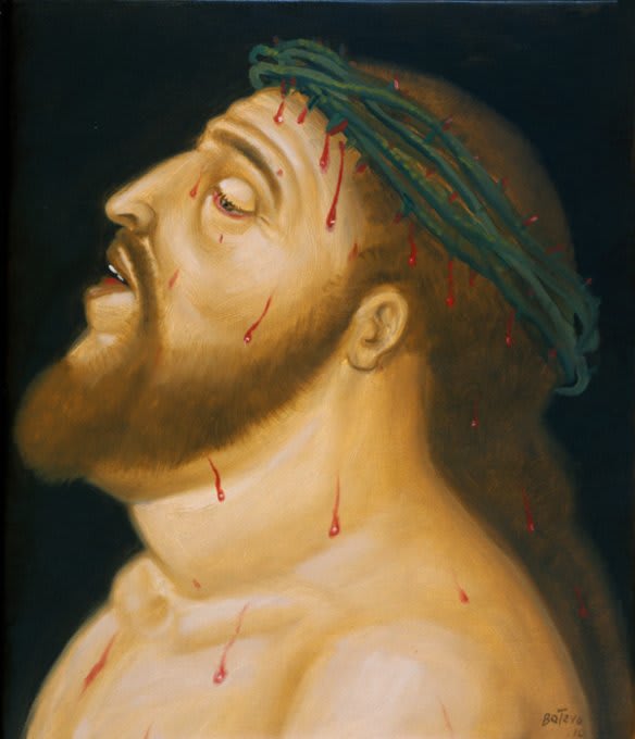 The Sacred Way, by Fernando Botero - crown