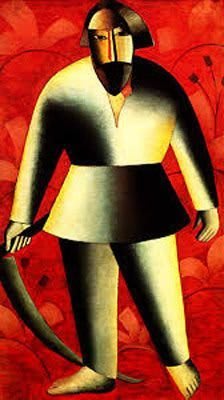Pintura El Segador de Kazimir Malevich