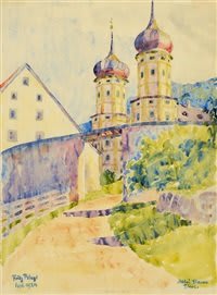 Abbaye de Stams. Fritz Bleyl. 1924