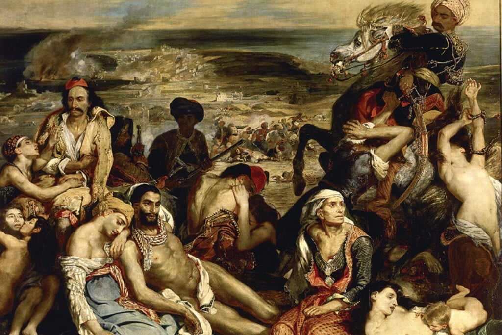 La matanza de Quíos, de Eugène Delacroix