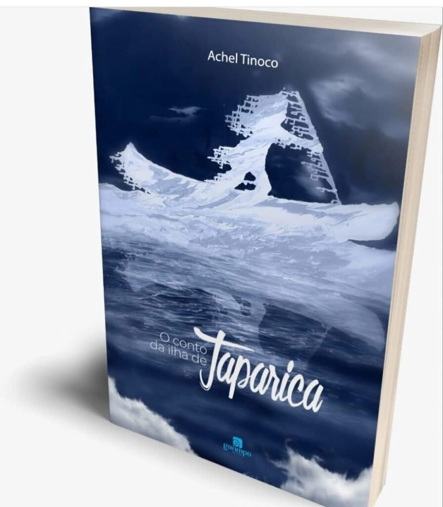 Illustrazione di Ed Ribeiro per la copertina del libro 'O Conto da Ilha de Taparica' di Achel Tinoco