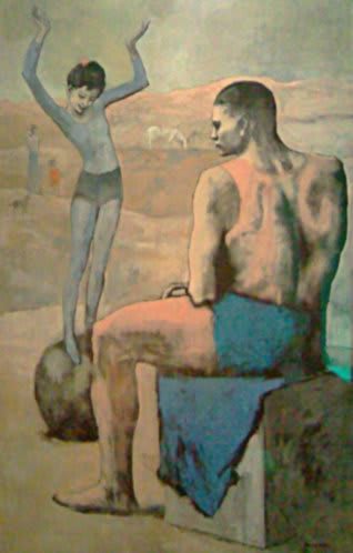 Acrobata en una Bola