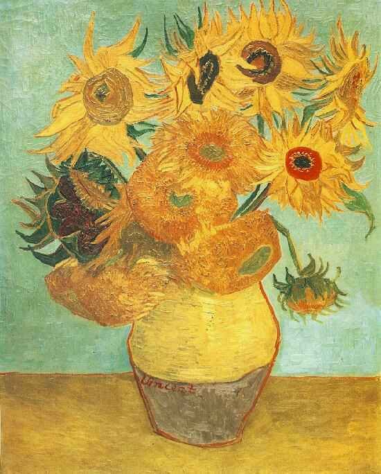 Vase mit 12 Sonnenblumen. 1889 - <em><strong>Philadelphia Museum of Art</strong></em>, USA
