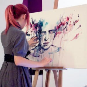 Agnes Cecile et sa technique