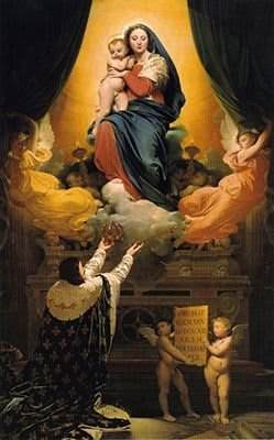 El Voto de Luis XIII, pintado por <a href=