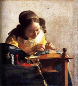 La Tricoteuse - Johannes Vermeer