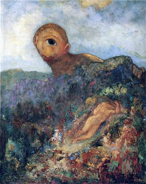 El Cíclope, de Odilon Redon, obra de 1900