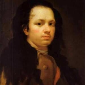 Ein melancholisches Selbstporträt von Francisco de Goya, etwa aus den Jahren 1770-1775