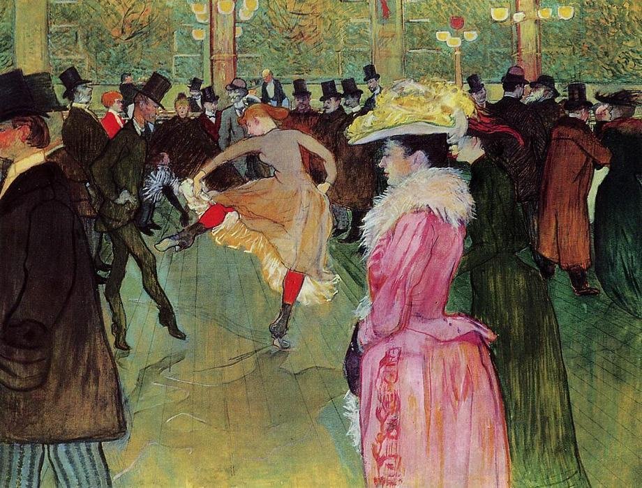 La Danza en el Moulin Rouge, de Toulouse-Lautrec