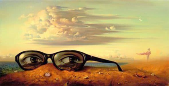 Vladimir Kush - Gafas Olvidadas