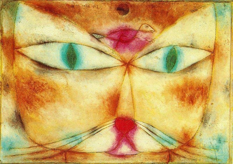 Gato y Pájaro - Paul Klee