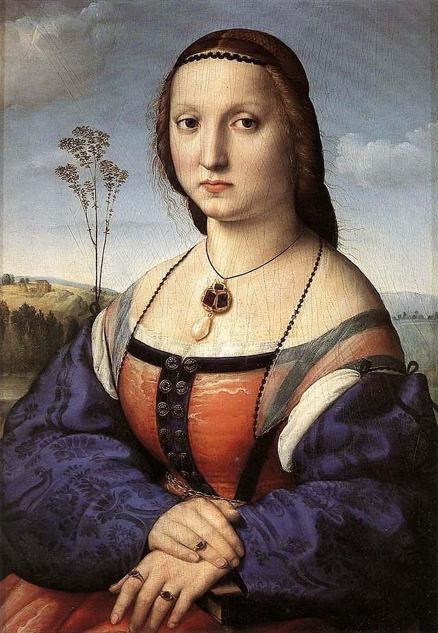 Retrato de Maddalena Doni, por Rafael Sanzio