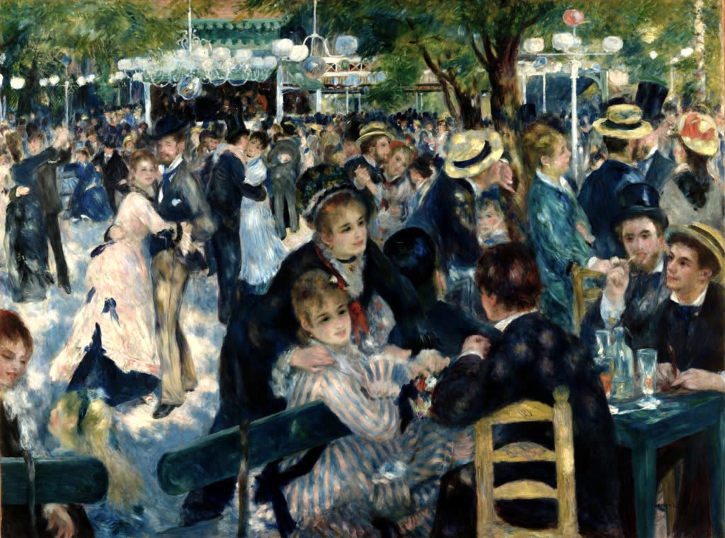 The Dance at the Moulin de la Galette  - Auguste Renoir