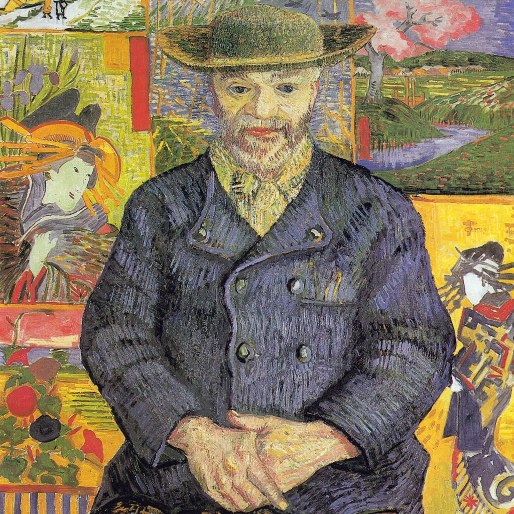Retrato del Padre Tanguy. Vincent van Gogh. 1888