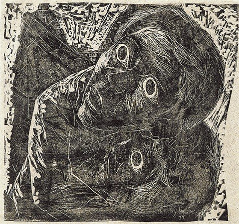 Guerra-Miedo. Lívio Abramo. 1937
