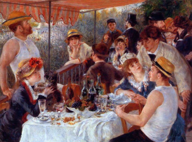 Auguste Renoir Principales Obras - El Almuerzo de los Remadores