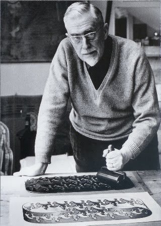 Portrait de Maurits Cornelis Escher
