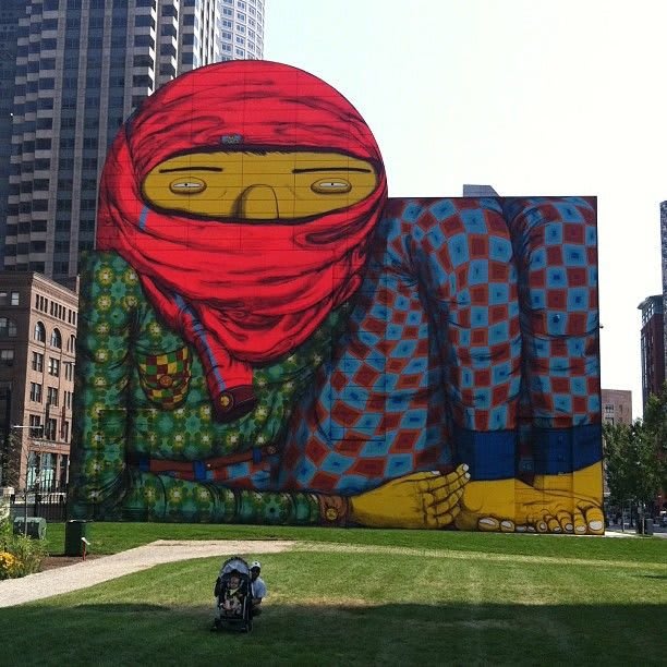 The Giant of Boston. OSGEMEOS. 2012