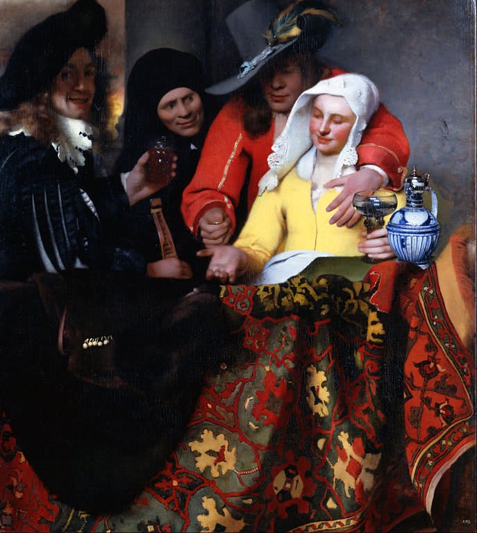 Johannes Vermeer - La Mezzana