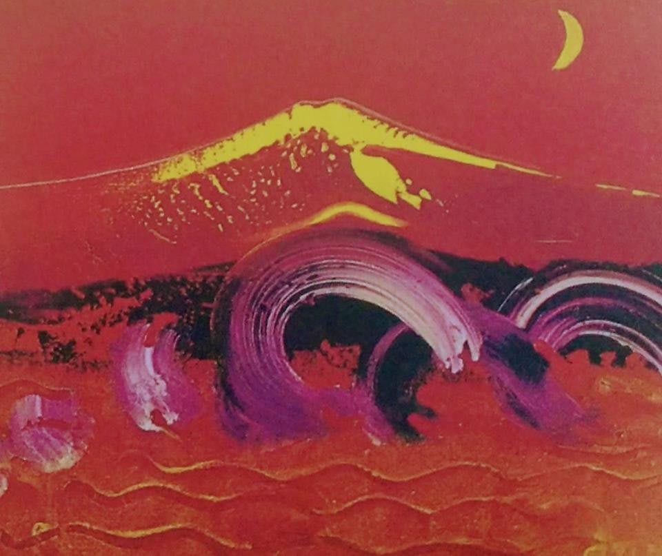 Œuvre du peintre Taro Kaneko, évoquant force et esthétisme.