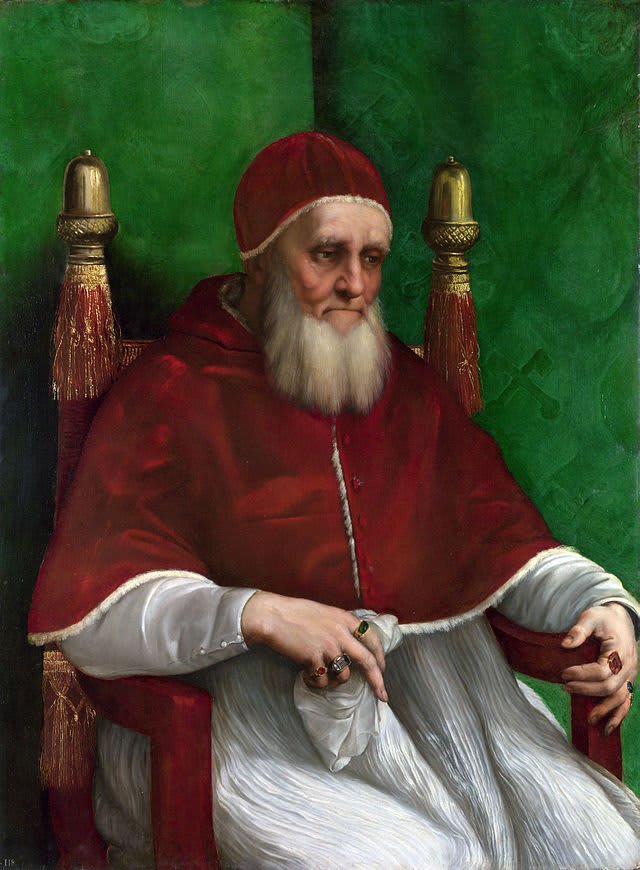 Raphaël Sanzio - Portrait de Jules II