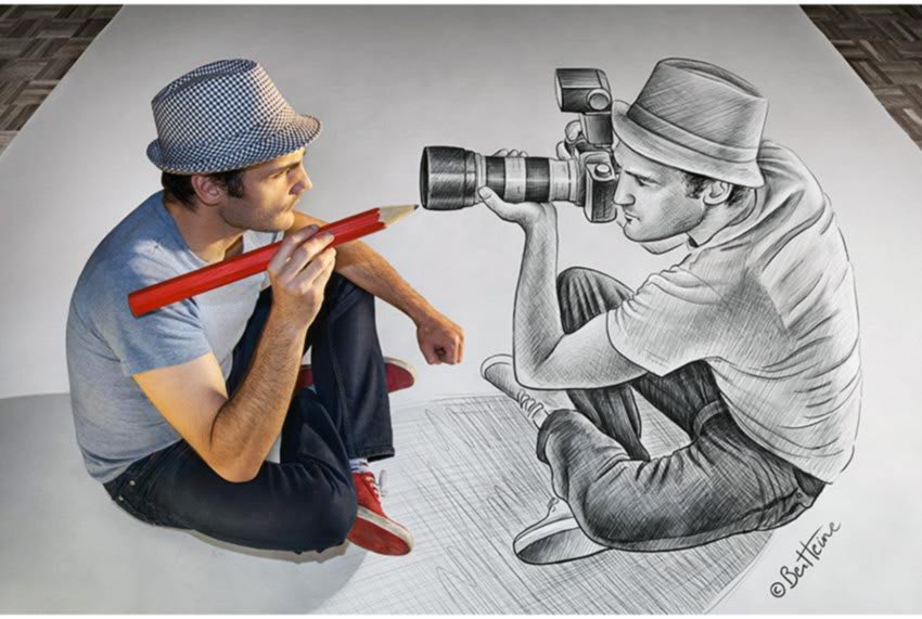 Ben Heine - Pencil vs Camera
