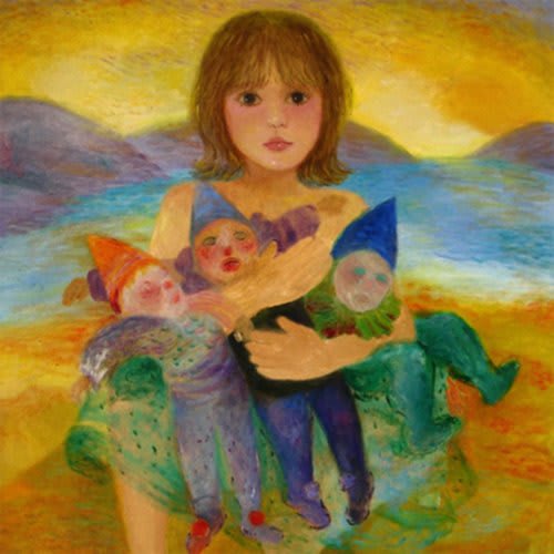 Enfant au filet de pêche, œuvre de Candido Portinari.