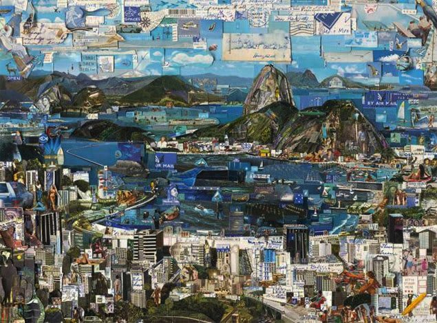 Biographie de Vik Muniz - Série Postcards