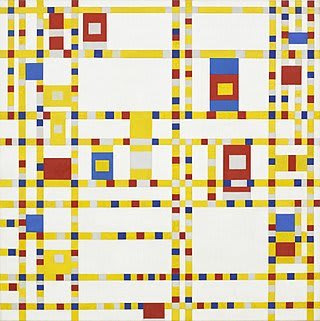 Piet Mondrian - Broadway Boogie-Woogie, che mostra l'influenza di New York sulla sua arte