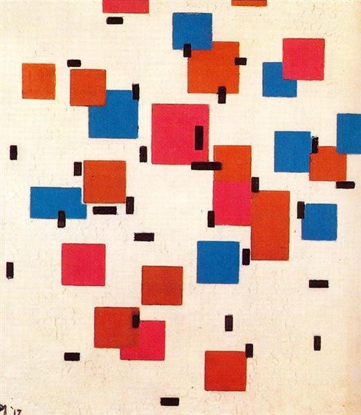 Piet Mondrian - Composizione in Colore A