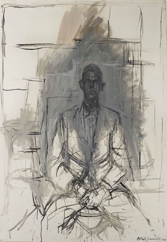 Portrait de James Lord. Alberto Giacometti. 1964